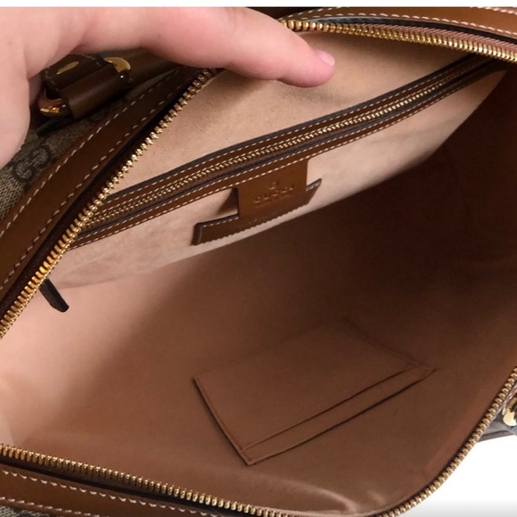 Gucci Brown and Cream Women's Bag - Picture 3 of 6